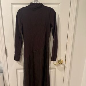 Elegant Black Long Sleeve Dress